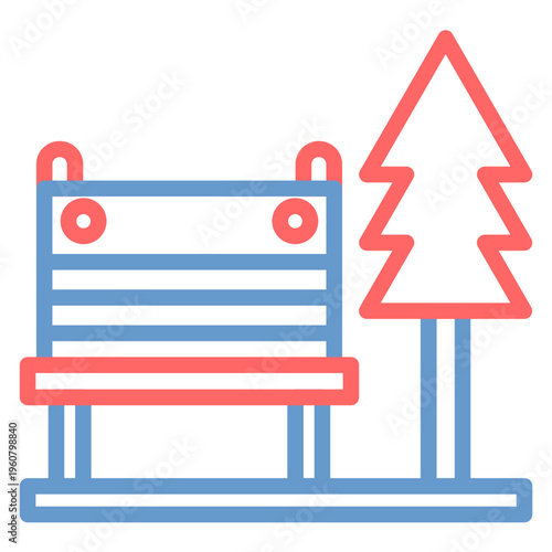 Rest Area Vector Icon