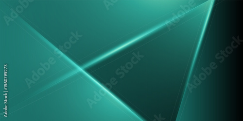 Abstract Green Light Background. Polygonal Elegance and Frame Background Designs eps 10