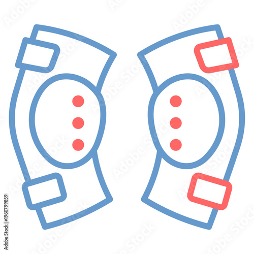 Elbow Guards Vector Icon