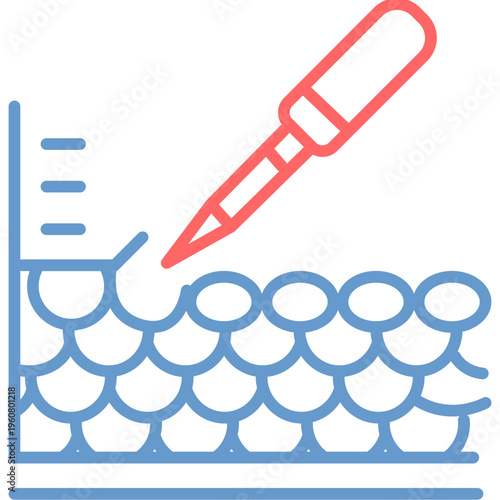 Skin Grafting Vector Icon