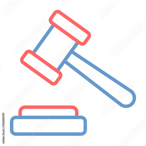 Gavel Vector Icon