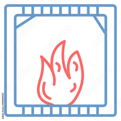 Flammable Vector Icon