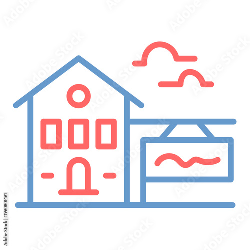 Real Estate Auction Vector Icon