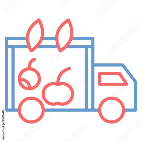 Groceries Delivery Vector Icon