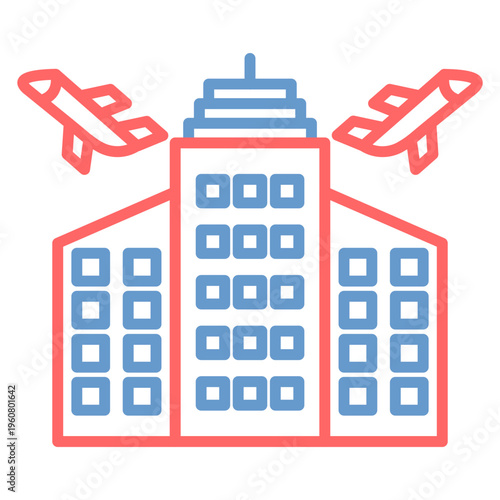 City Vacation Vector Icon