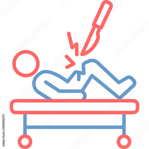 Trauma Surgery Vector Icon