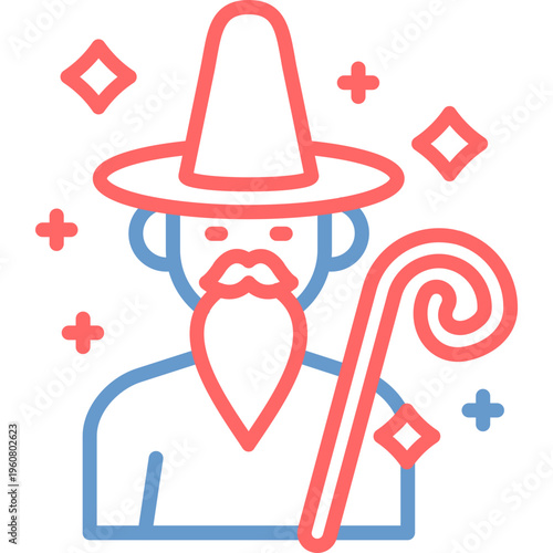 Wizard Vector Icon