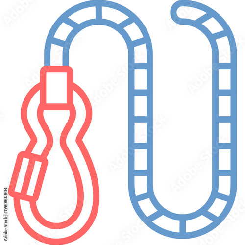 Rock Climbing Gear Vector Icon