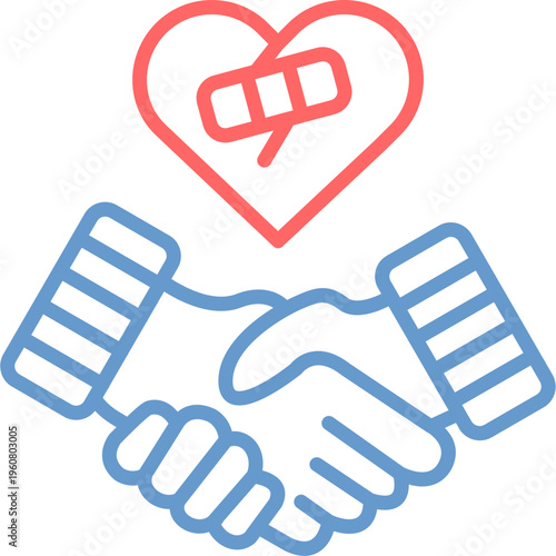 Forgiveness Vector Icon