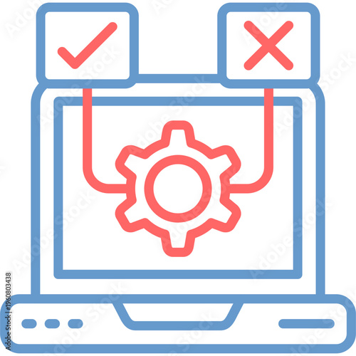 System Testing Vector Icon