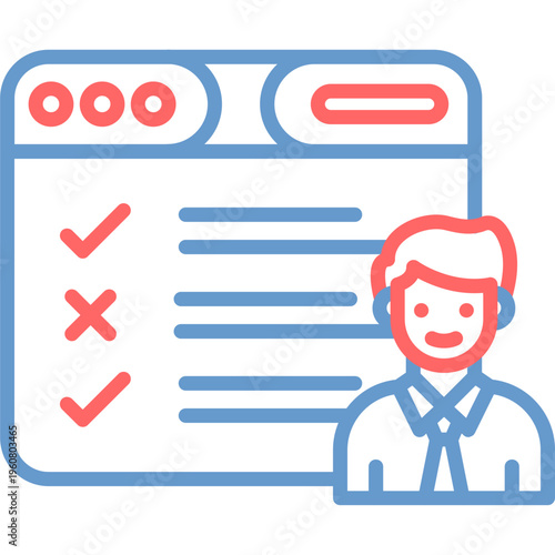 Manual Testing Vector Icon