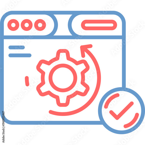 Automated Testing Vector Icon