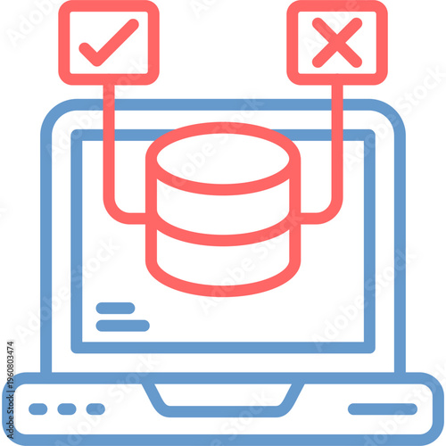 Test Data Vector Icon