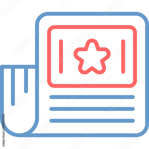 Feature Story Vector Icon