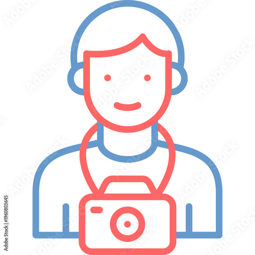 Photographer Vector Icon