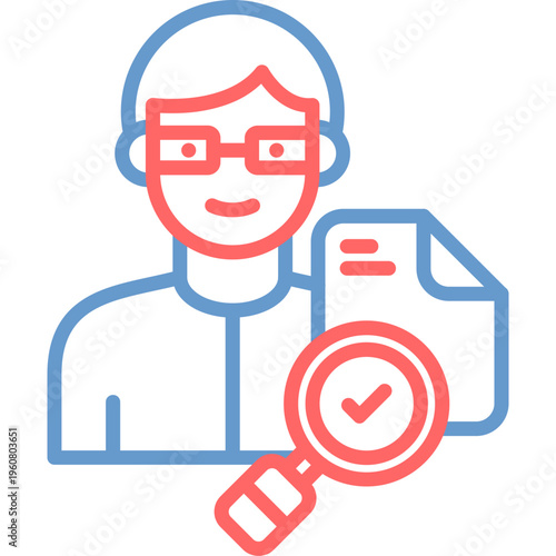 Fact Checker Vector Icon