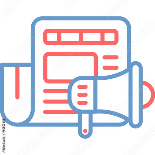 Press Release Vector Icon