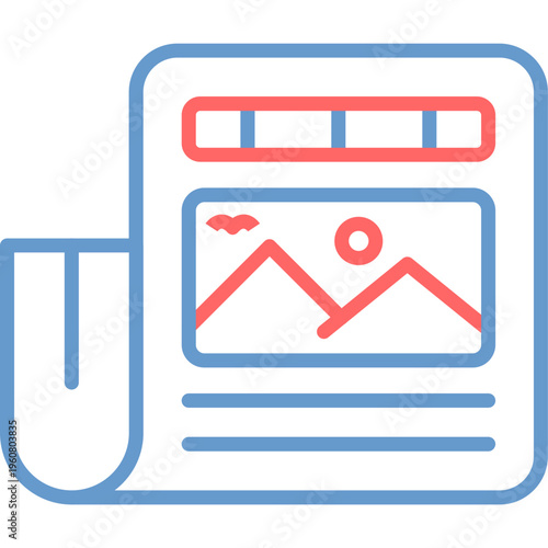 Tabloid Vector Icon