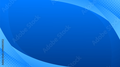 Abstract blue gradient curve background with halftone, modern vector wallpaper, use for template, banner, card, cover, poster, flyer, presentation, website, page, and more