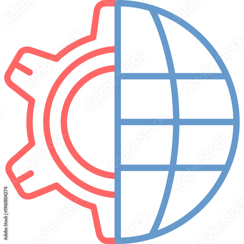 Network Optimization Vector Icon