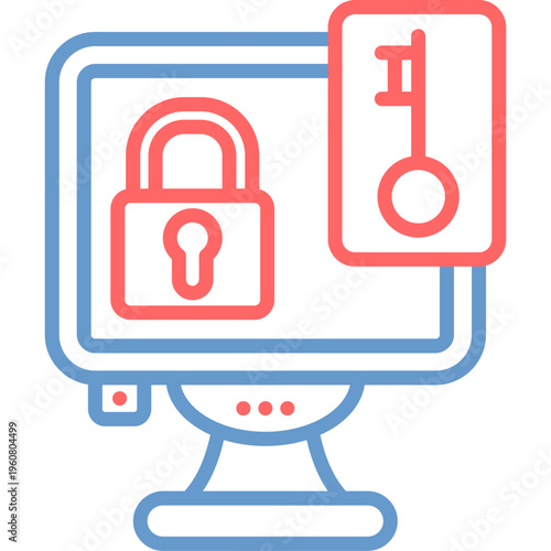 Network Authorization Vector Icon