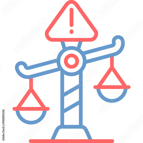 Legal Risk Vector Icon