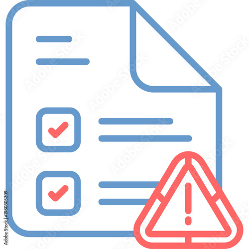 Compliance Risk Vector Icon