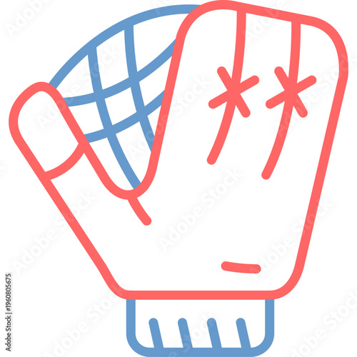 Baseball glove Vector Icon