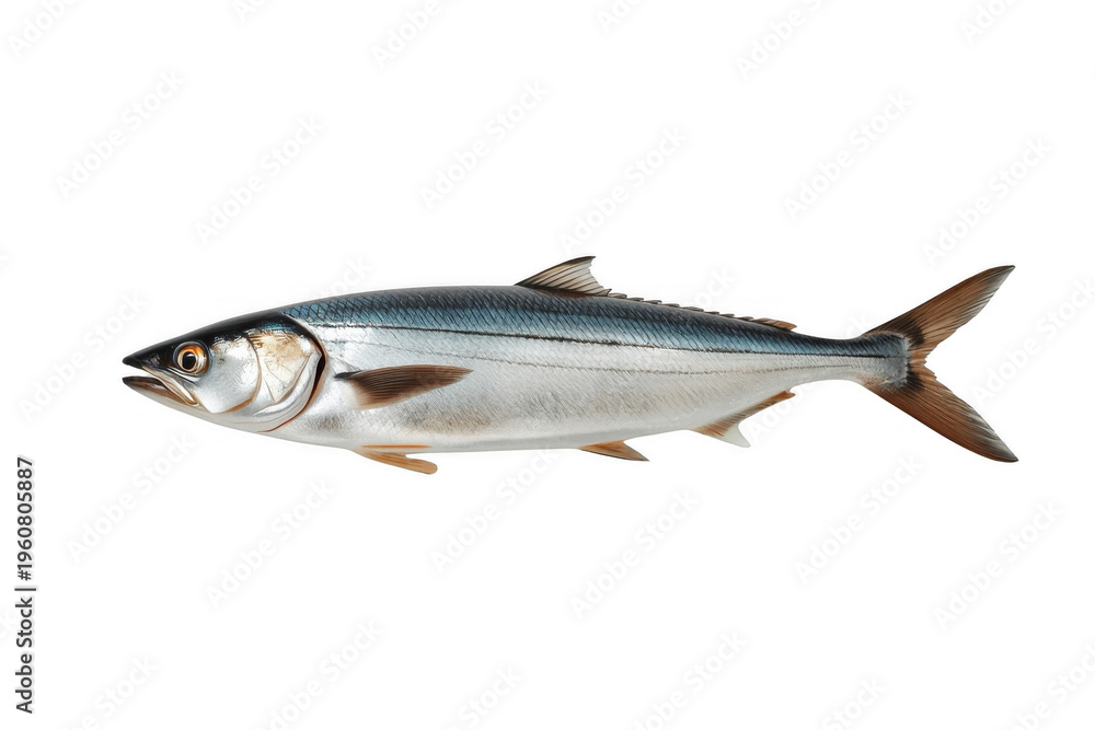 Fototapeta premium Fresh fish swimming on a transparent background