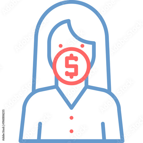 Hush Money Vector Icon