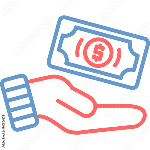 Corrupt Handprint Vector Icon