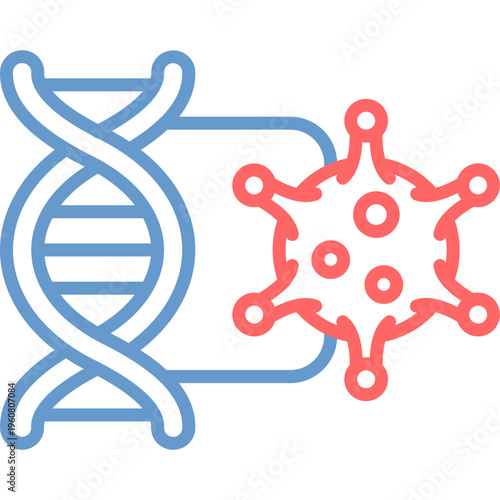 Viral Mutation Vector Icon