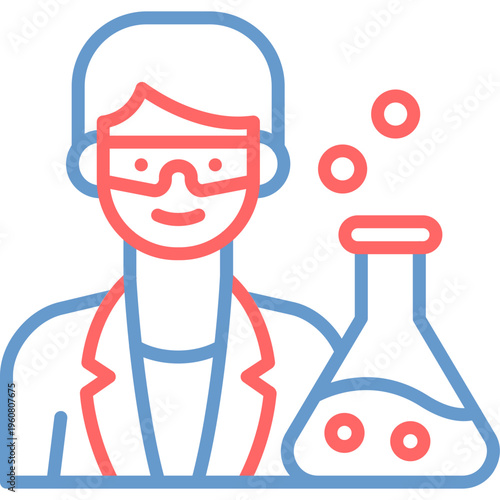 Scientist Vector Icon
