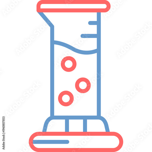 Graduated Cylinder Vector Icon