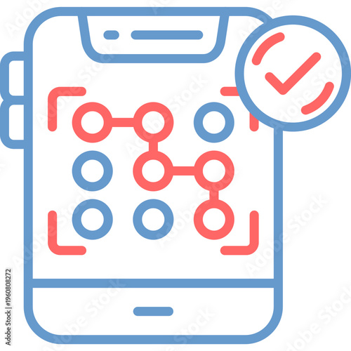 Pattern Recognition Vector Icon