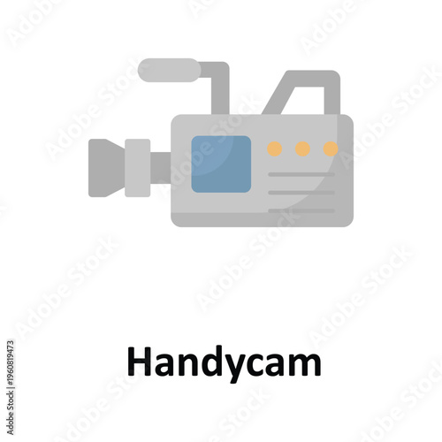  Handycam Vector icon which can easily modify or edit
