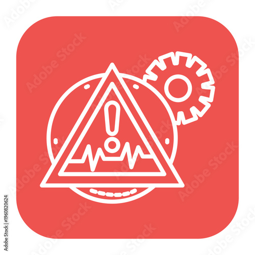 Earthquake Warning System Icon
