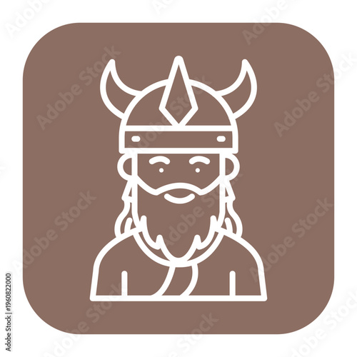 Viking Man Icon