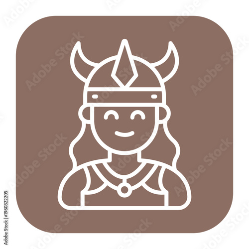 Viking Woman Icon