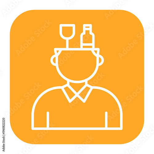 Alcohol Addiction Icon