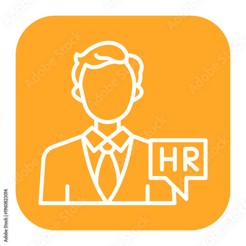 Hr Specialist Male Icon