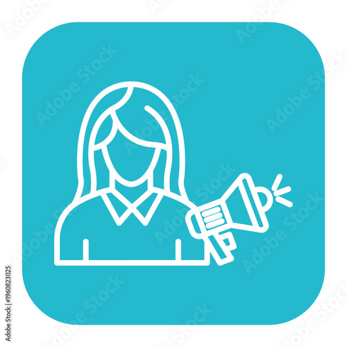 Influencer Female Icon