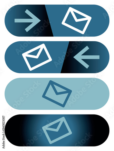 Four labels and stickers collection