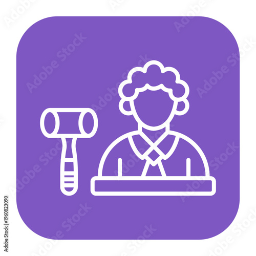 Judge Male Icon