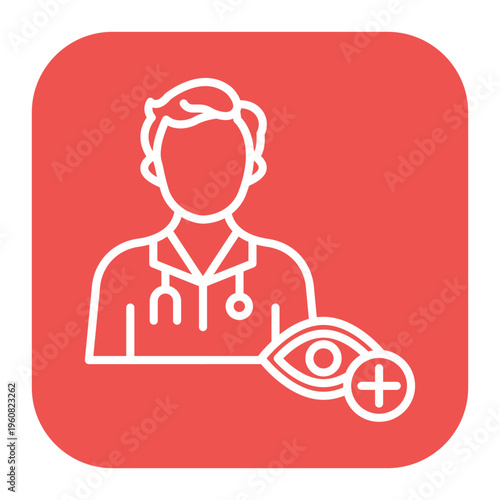 Optometrist Male Icon