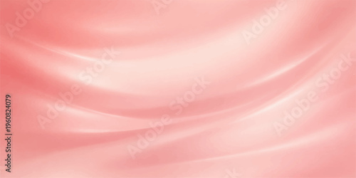 Abstract pink and red silk satin fabric background with smooth flowing