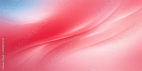 Abstract pink silk satin fabric background with smooth flowing waves and soft texture design