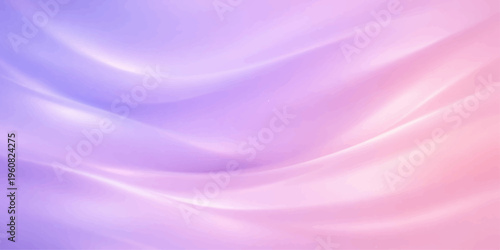 Abstract pink and purple silk satin fabric background with smooth flowing waves and soft light texture