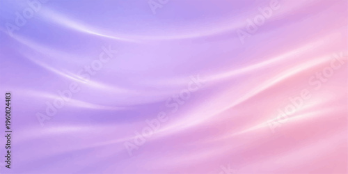 Abstract purple and pink silk satin fabric background with smooth flowing soft waves and light texture design