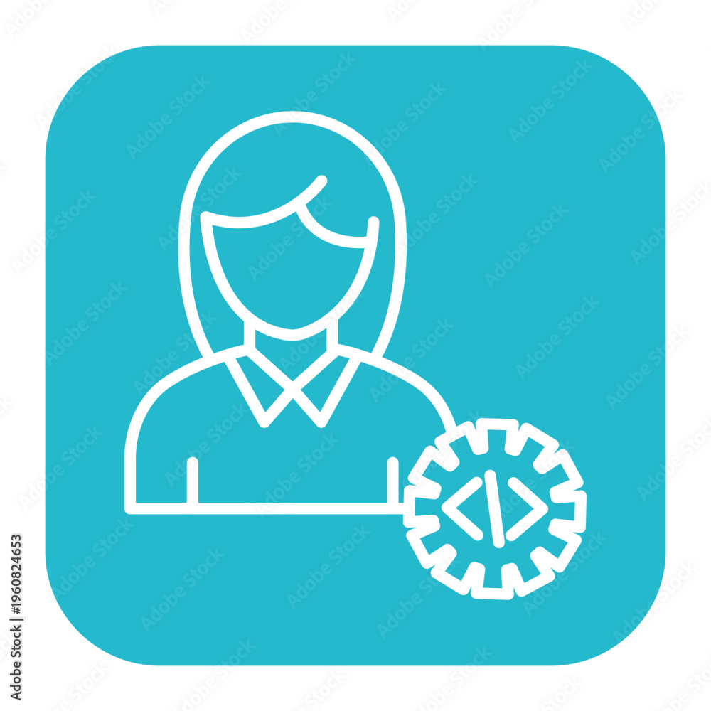Obraz premium Web Developer Icon